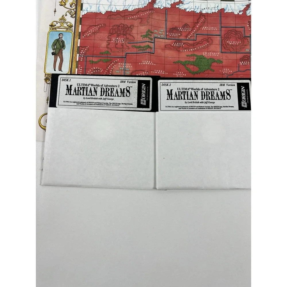 Ultima Worlds of Adventure 2 Martian Dreams 5.25
